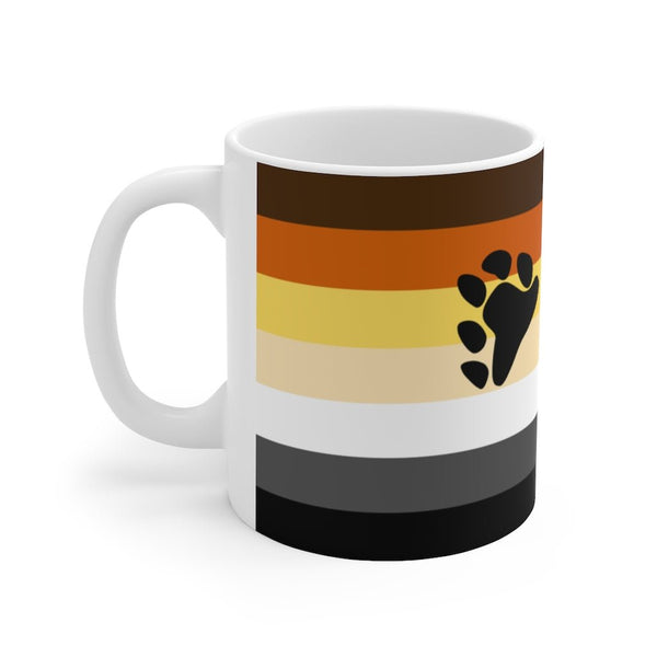 65 MCMLXV LGBT Bear Pride Flag Print Ceramic Mug 11oz - 65mcmlxv
