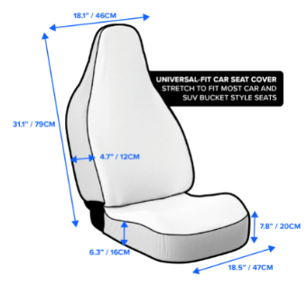 65 MCMLXV LGBT Gay Pride Rainbow Flag Print Car Seat Cover - 65mcmlxv