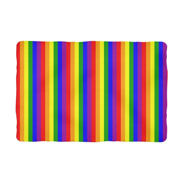 65 MCMLXV LGBT Gay Pride Rainbow Flag Stripe Pet Blanket - 65mcmlxv