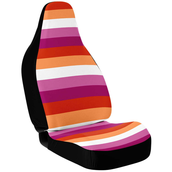 65 MCMLXV LGBT Lesbian Pride Sunset Flag Print Car Seat Cover - 65mcmlxv