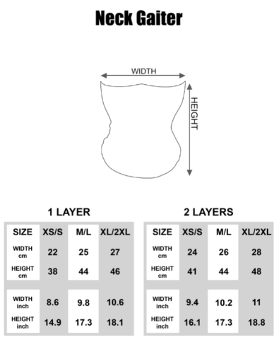 65 MCMLXV LGBT Lesbian Pride Sunset Flag Print Neck Gaiter - 65mcmlxv