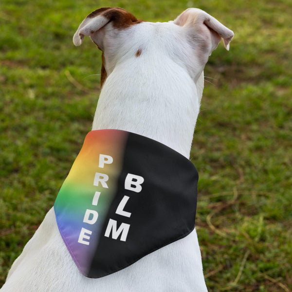 65 MCMLXV LGBT Pride Black Lives Matter Print Pet Dog Bandana Handkerchief 24x24 - 65mcmlxv