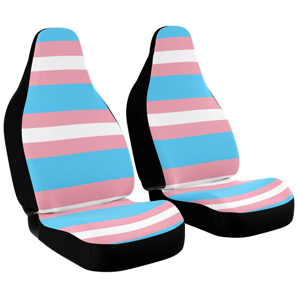 65 MCMLXV LGBT Transgender Pride Flag Print Car Seat Cover - 65mcmlxv