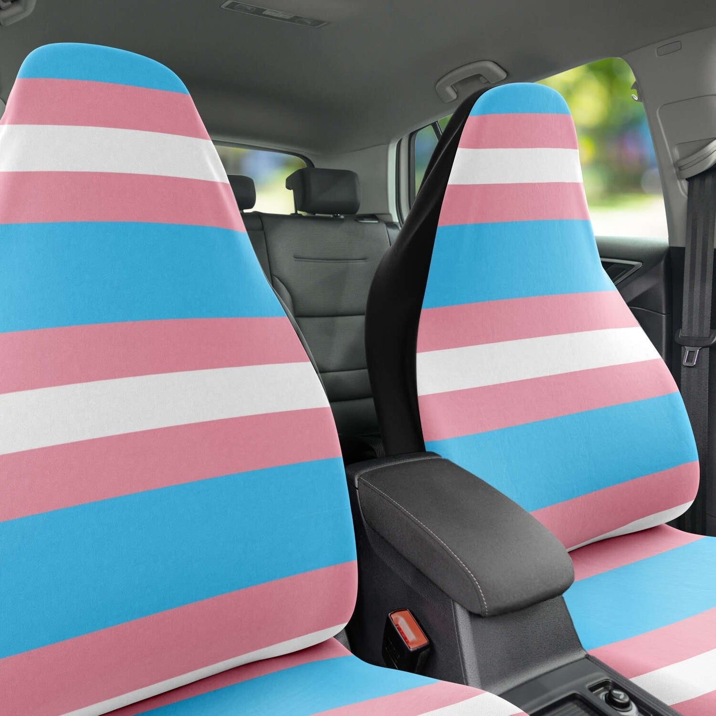 65 MCMLXV LGBT Transgender Pride Flag Print Car Seat Cover - 65mcmlxv