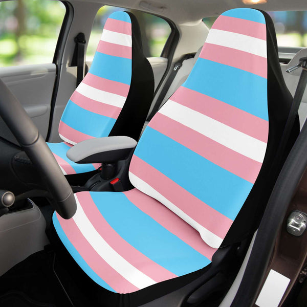 65 MCMLXV LGBT Transgender Pride Flag Print Car Seat Cover - 65mcmlxv