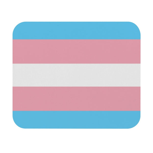 65 MCMLXV LGBT Transgender Pride Flag Print Mouse Pad (Rectangle) - 65mcmlxv