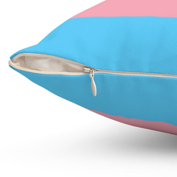 65 MCMLXV LGBT Transgender Pride Flag Print Square Pillow Case Cushion Cover - 65mcmlxv