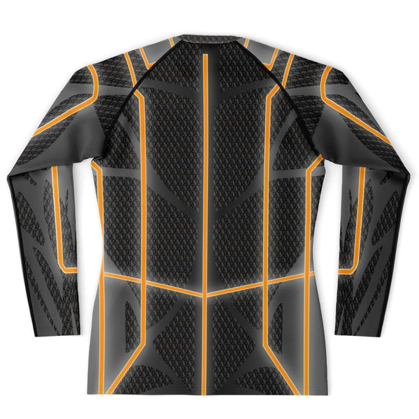 65 MCMLXV Men's ABBA Inspired Orange Avatar Rashguard Top - 65mcmlxv