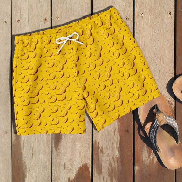 65 MCMLXV Men's Bananas Print Swim Trunk - 65mcmlxv