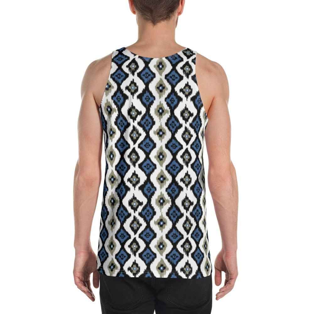 65 MCMLXV Men's Batik Ikat Print Tank Top