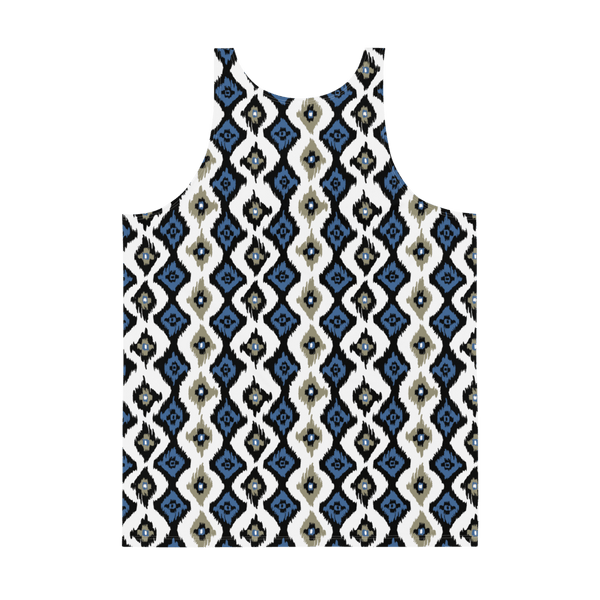 65 MCMLXV Men's Batik Ikat Print Tank Top - 65mcmlxv