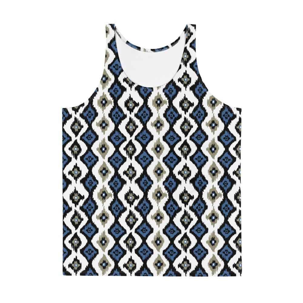 65 MCMLXV Men's Batik Ikat Print Tank Top