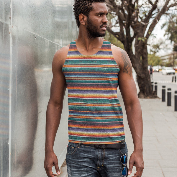 65 MCMLXV Men's Blanket Stripe Tank Top - 65mcmlxv