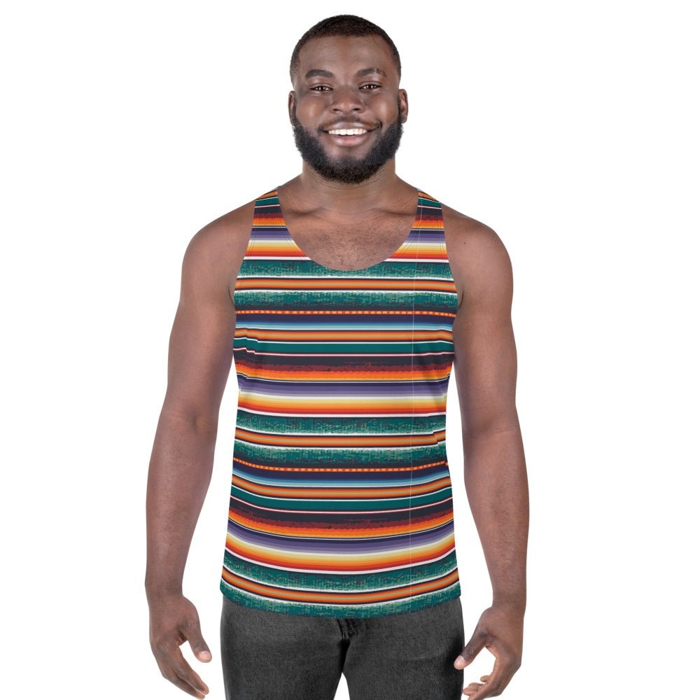 65 MCMLXV Men's Blanket Stripe Tank Top 65 MCMLXV Men's Blanket Stripe Tank Top