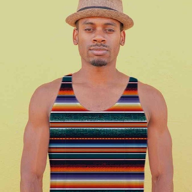 65 MCMLXV Men's Blanket Stripe Tank Top
