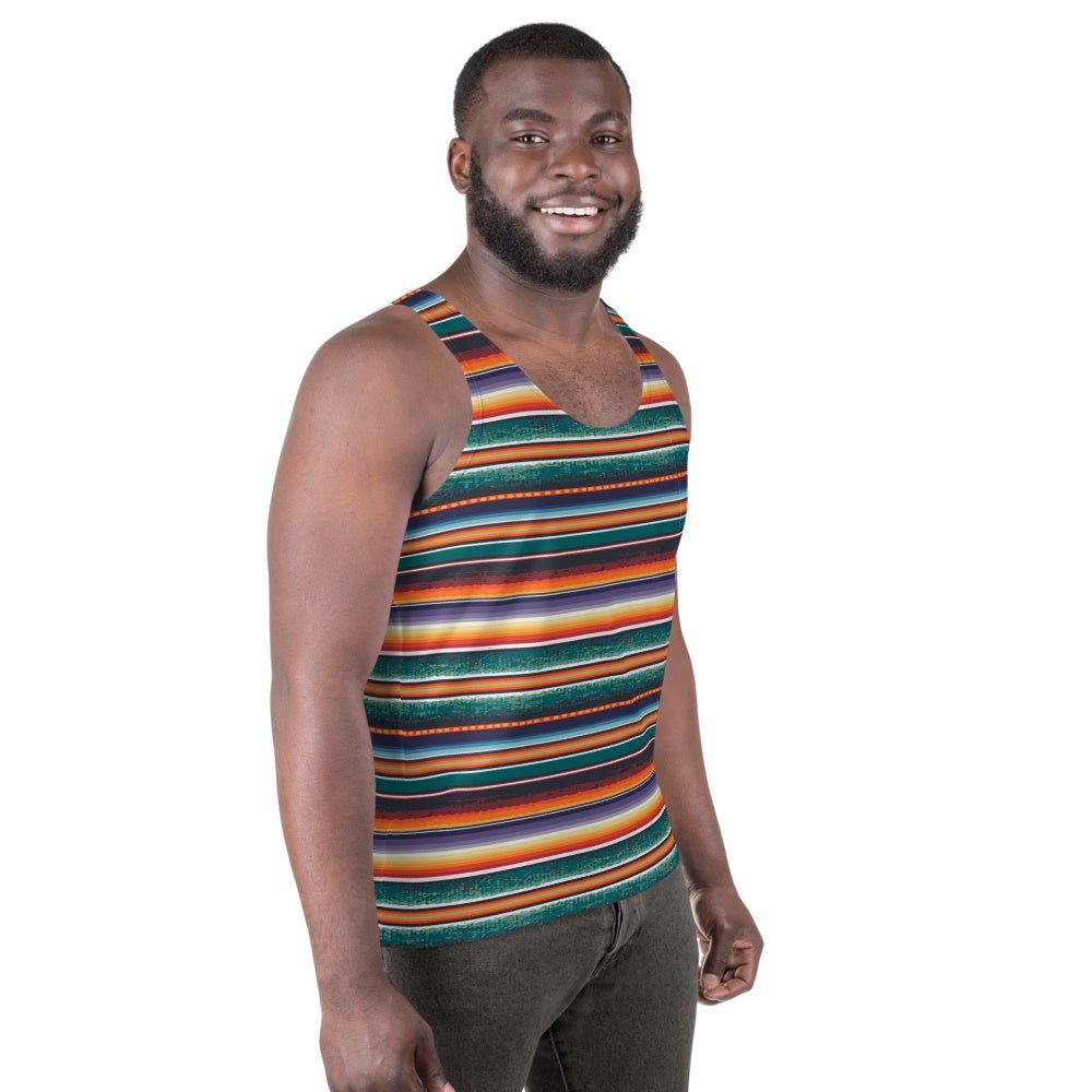 65 MCMLXV Men's Blanket Stripe Tank Top 65 MCMLXV Men's Blanket Stripe Tank Top