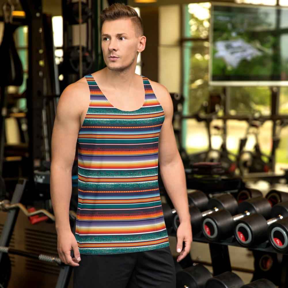 65 MCMLXV Men's Blanket Stripe Tank Top