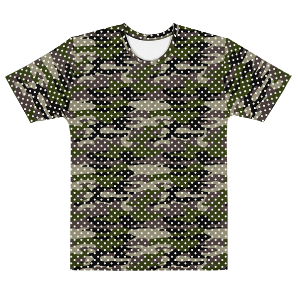 65 MCMLXV Men's Camouflage Polka Dot Print T-Shirt - 65mcmlxv