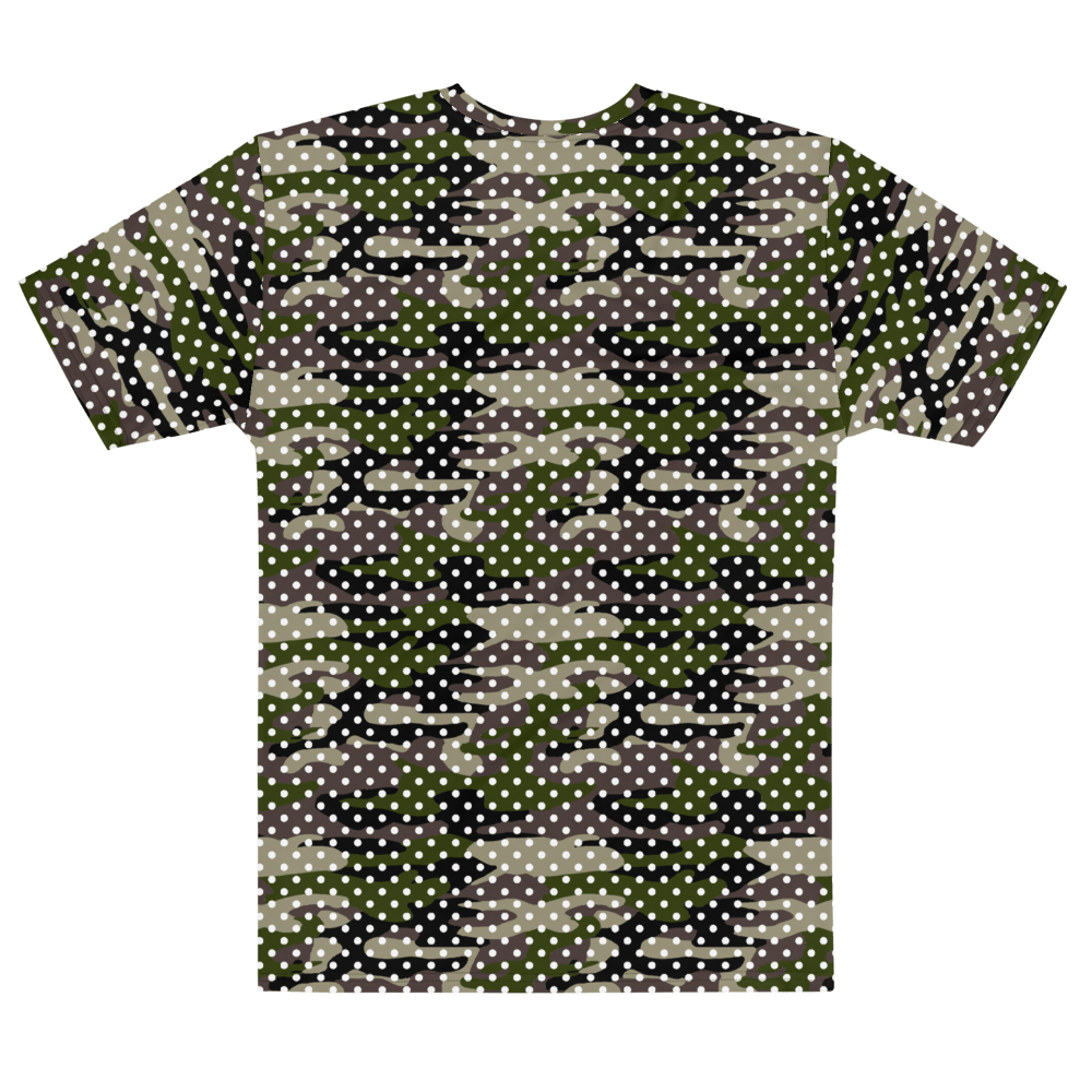65 MCMLXV Men's Camouflage Polka Dot Print T-Shirt - 65mcmlxv