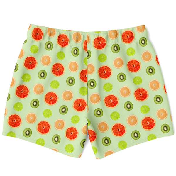 65 MCMLXV Men's Citrus Fruit Toss Print Swim Trunk - 65mcmlxv