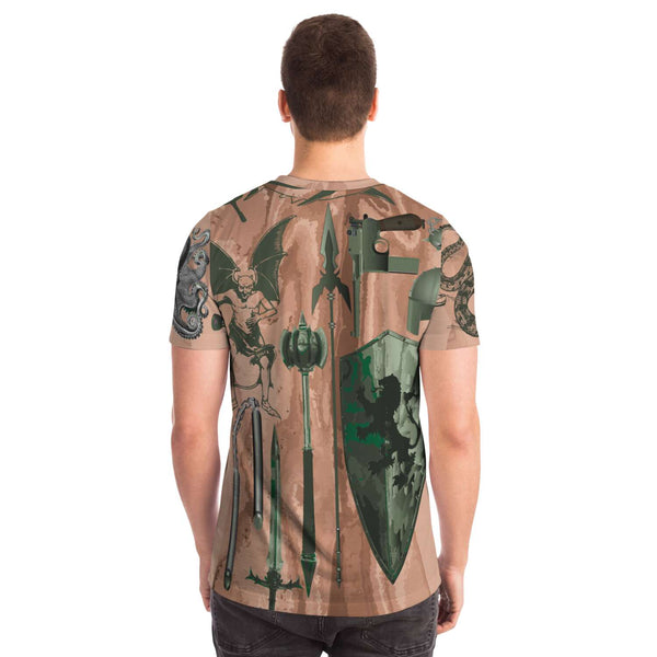 65 MCMLXV Men's Cosplay Youbori Tattoo Print T-Shirt - 65mcmlxv