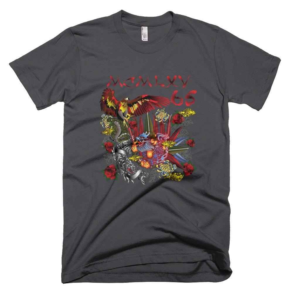 65 MCMLXV Men's "Destroy All Icons" Tattoo Graphic T-Shirt