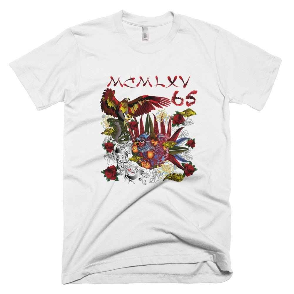 65 MCMLXV Men's "Destroy All Icons" Tattoo Graphic T-Shirt
