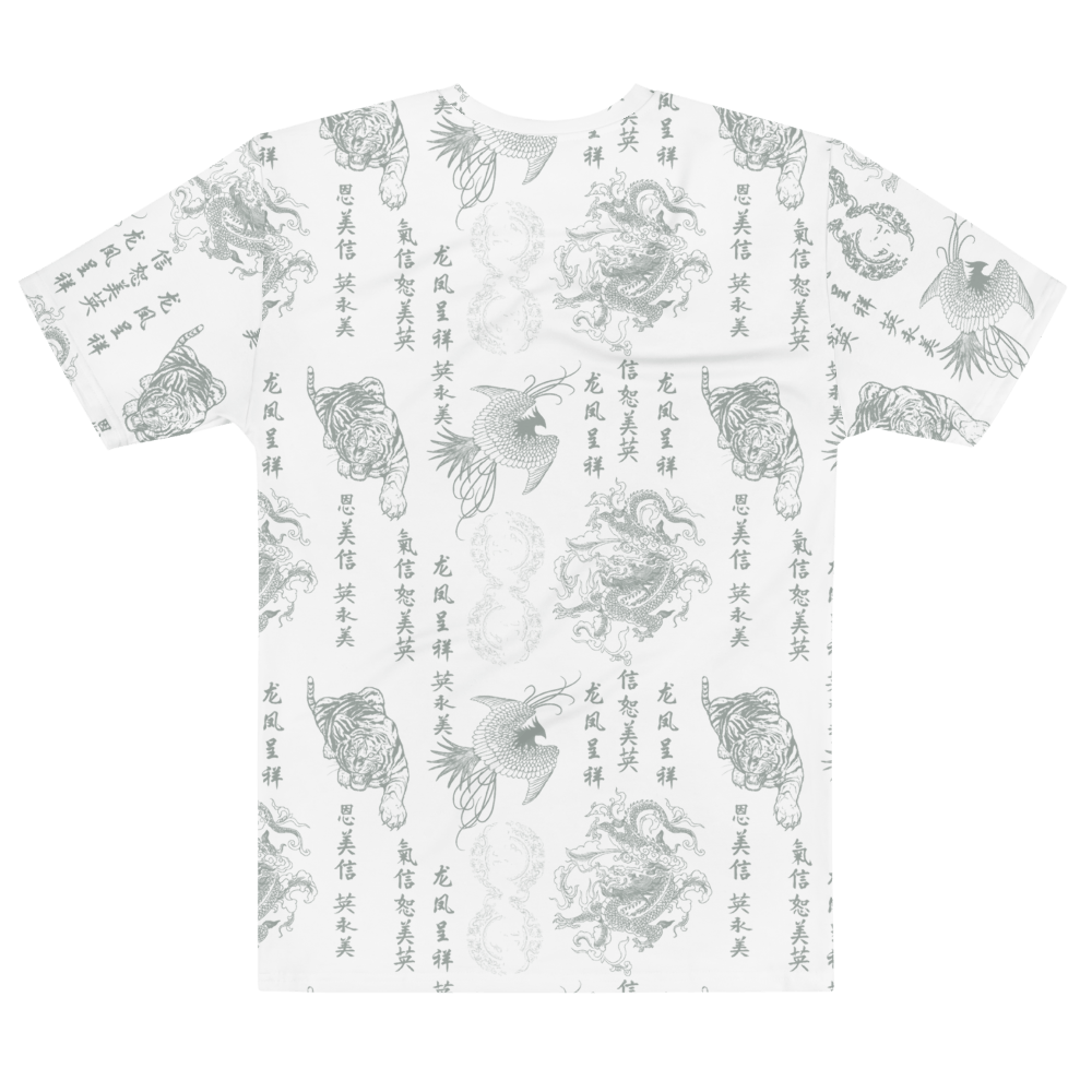 65 MCMLXV Men's "Destroy All Icons" Tattoo Print T-Shirt - 65mcmlxv