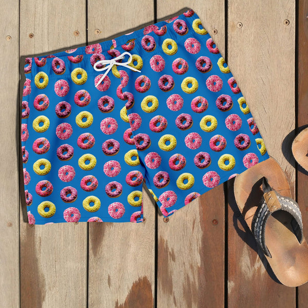 65 MCMLXV Men's Doughnut Toss Print Swim Trunk - 65mcmlxv