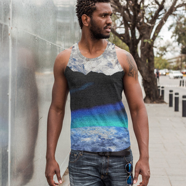 65 MCMLXV Men's Ice Planet Zero Print Tank Top - 65mcmlxv