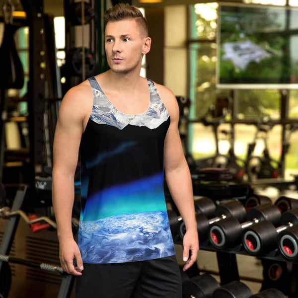 65 MCMLXV Men's Ice Planet Zero Print Tank Top - 65mcmlxv