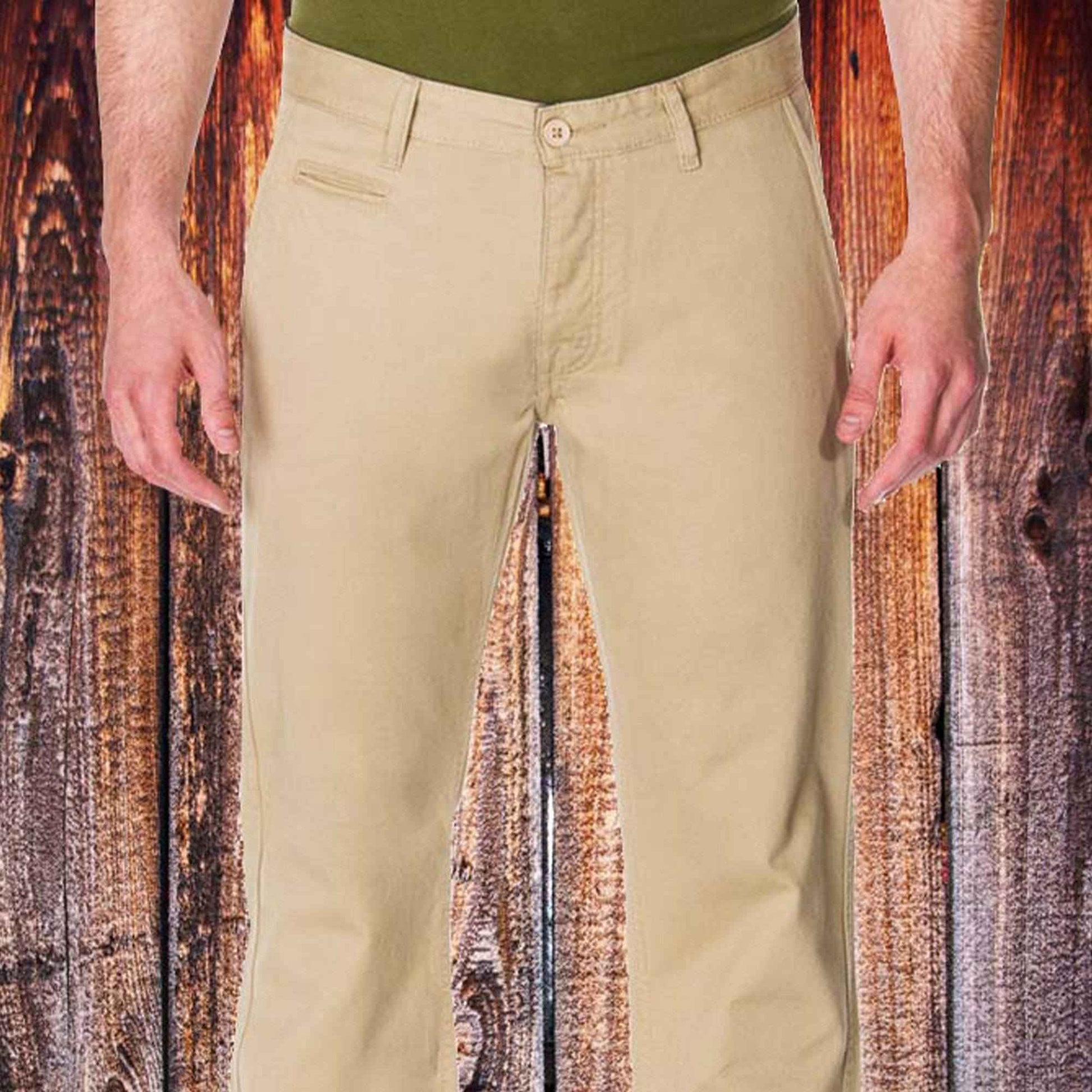 65 MCMLXV Men's Khaki Chino Pant