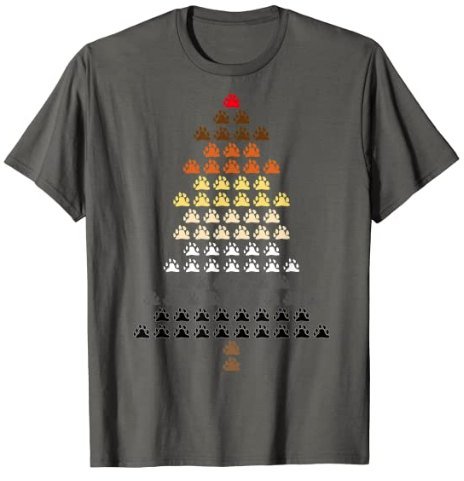 65 MCMLXV Men's LGBT Bear Pride Flag Christmas Tree Graphic T-Shirt - 65mcmlxv