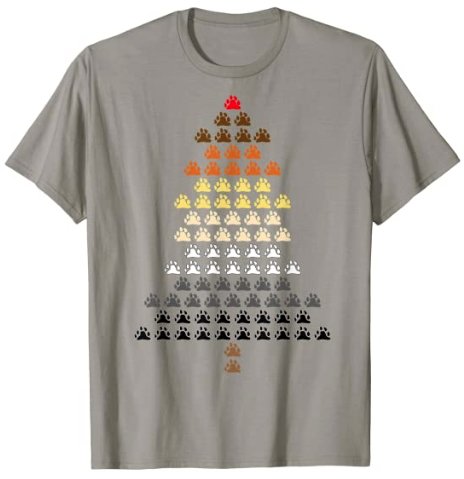 65 MCMLXV Men's LGBT Bear Pride Flag Christmas Tree Graphic T-Shirt - 65mcmlxv
