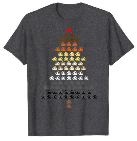 65 MCMLXV Men's LGBT Bear Pride Flag Christmas Tree Graphic T-Shirt - 65mcmlxv