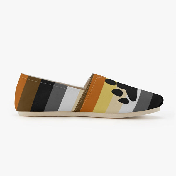 65 MCMLXV Men's LGBT Bear Pride Flag Print Canvas Shoes - 65mcmlxv