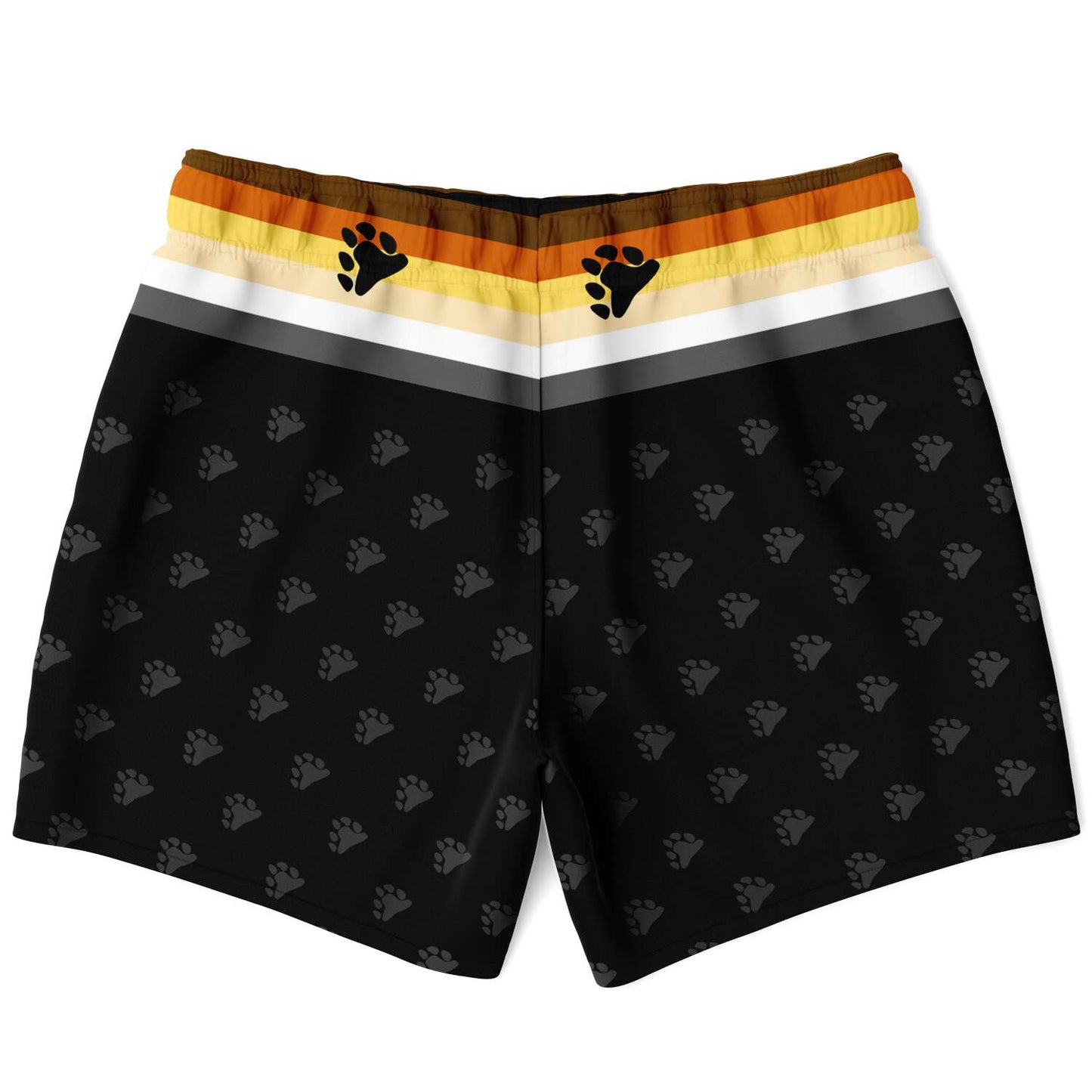 65 MCMLXV Men's LGBT Bear Pride Flag Print Swim Trunk - 65mcmlxv