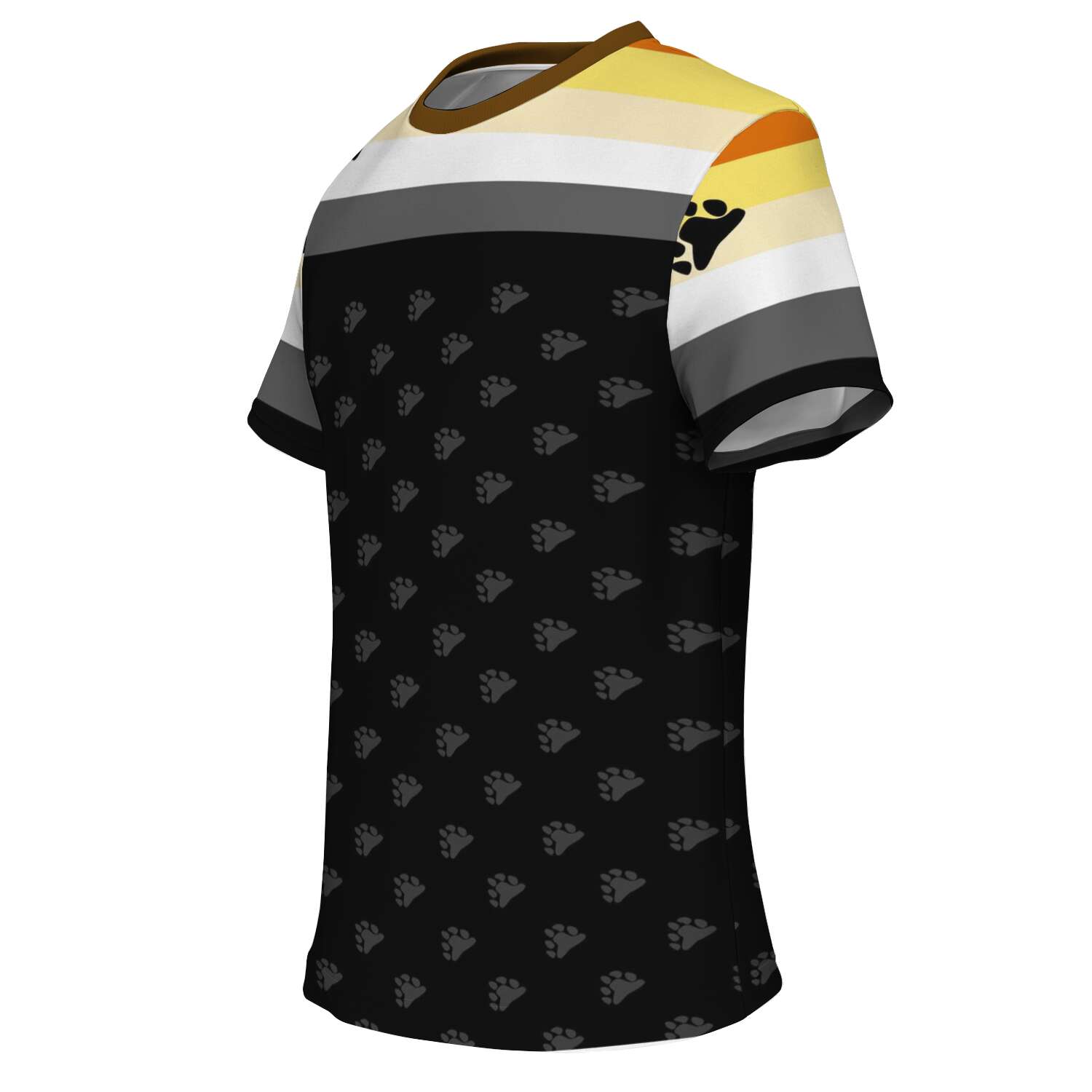 65 MCMLXV Men's LGBT Bear Pride Flag Print T-Shirt - 65mcmlxv