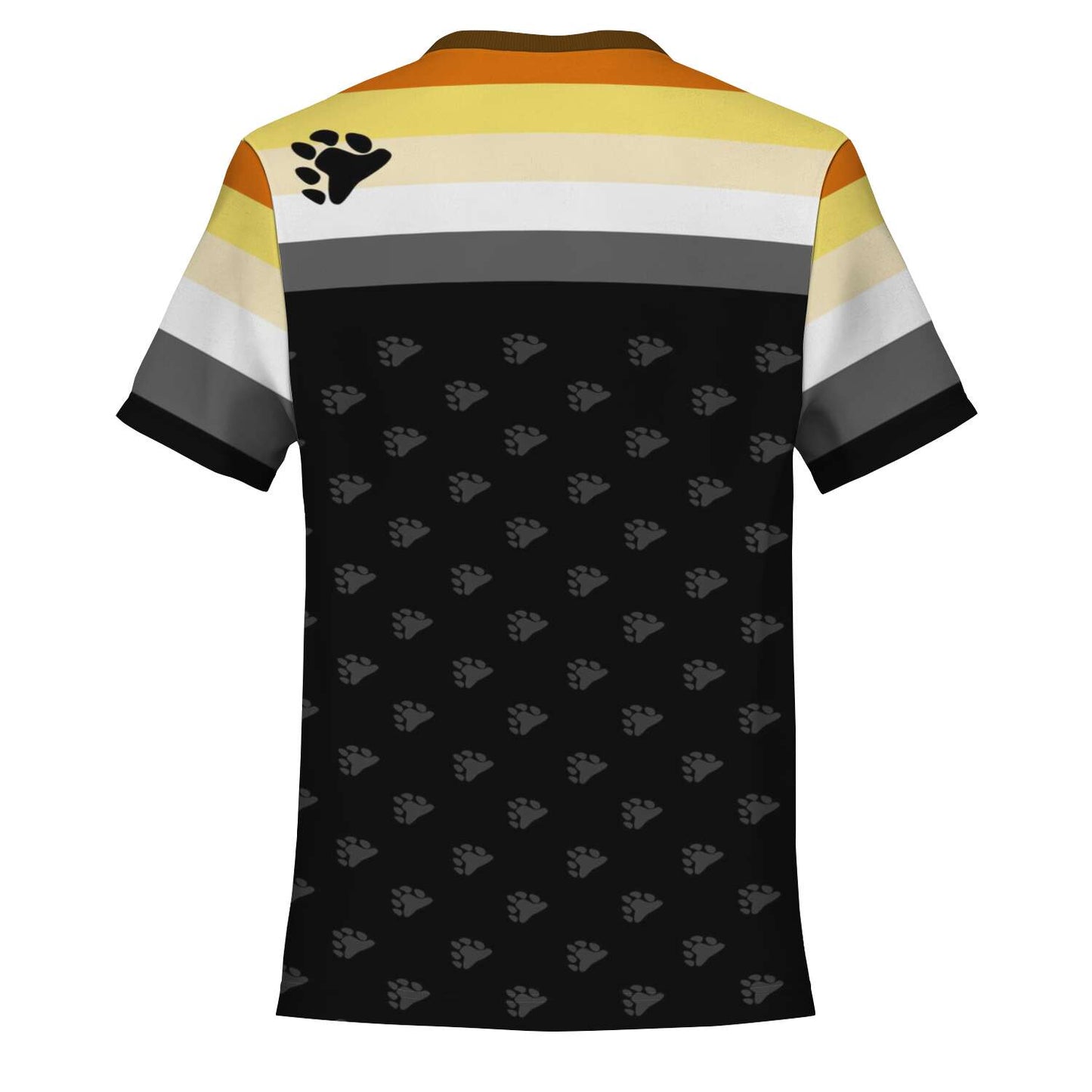 65 MCMLXV Men's LGBT Bear Pride Flag Print T-Shirt - 65mcmlxv