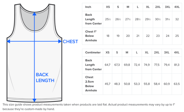 65 MCMLXV Men's LGBT Bear Pride Flag Print Tank Top - 65mcmlxv