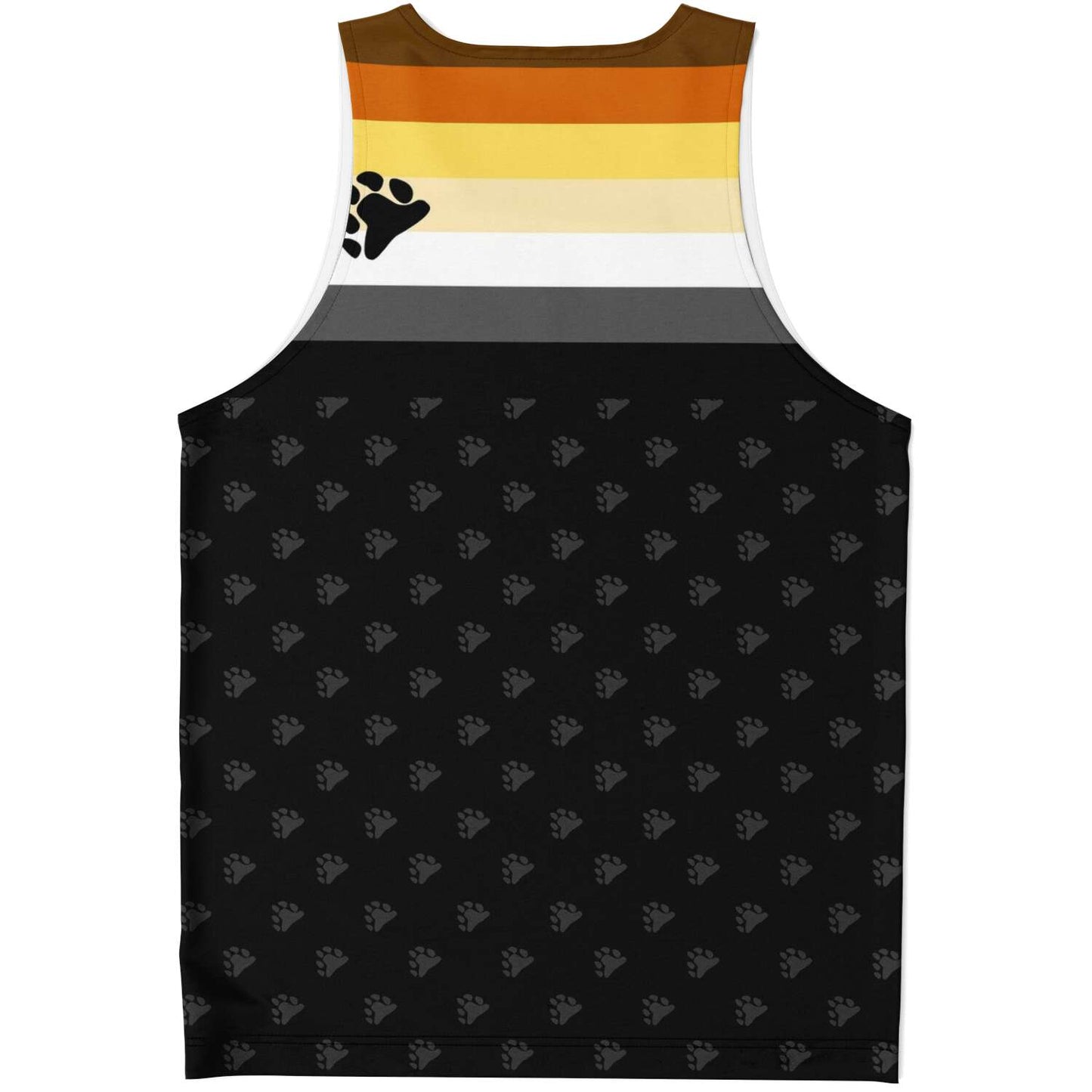 65 MCMLXV Men's LGBT Bear Pride Flag Print Tank Top - 65mcmlxv