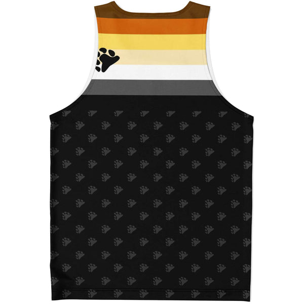 65 MCMLXV Men's LGBT Bear Pride Flag Print Tank Top - 65mcmlxv