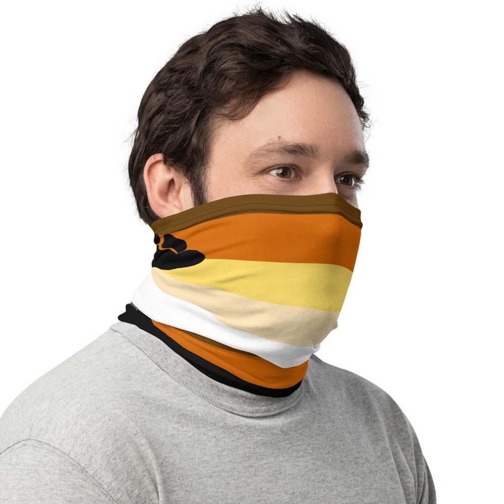 65 MCMLXV Men's LGBT Pride Bear Flag Print Neck Gaiter Balaclava - 65mcmlxv