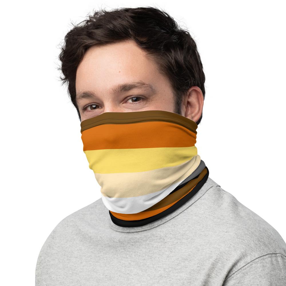 65 MCMLXV Men's LGBT Pride Bear Flag Print Neck Gaiter Balaclava - 65mcmlxv