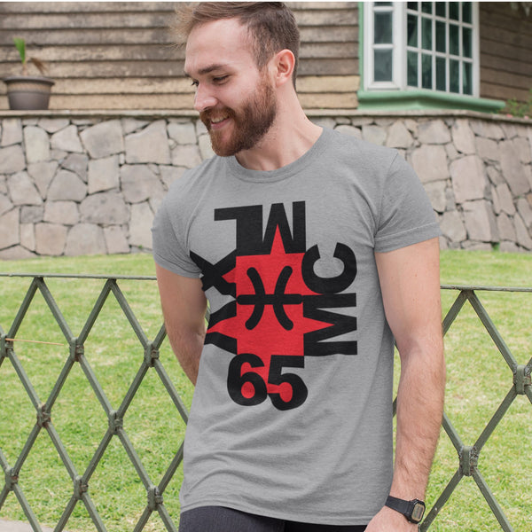 65 MCMLXV Men's Modern Art Graphic Logo T-Shirt - 65mcmlxv
