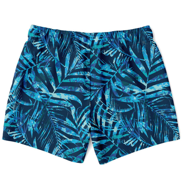 65 MCMLXV Men's Navy Tie - Dye Leaves Print Swim Trunk - 65mcmlxv