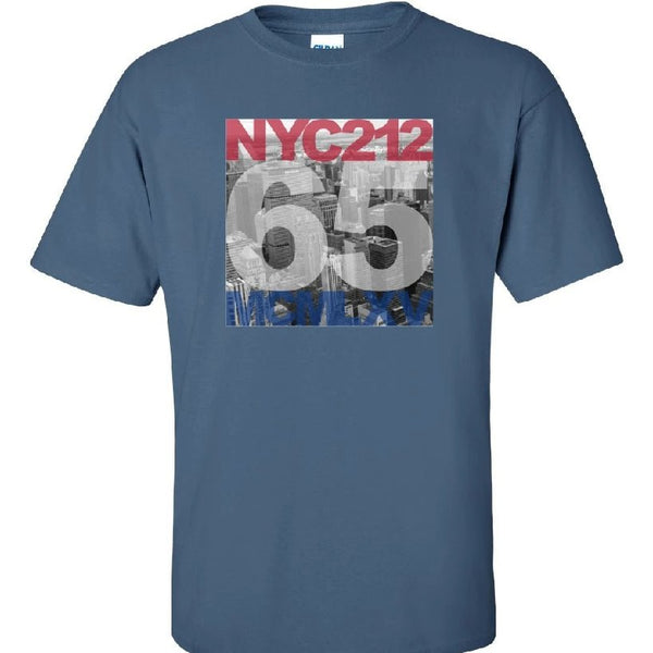 65 MCMLXV Men's NYC 212 Skyline Graphic T-Shirt - 65mcmlxv