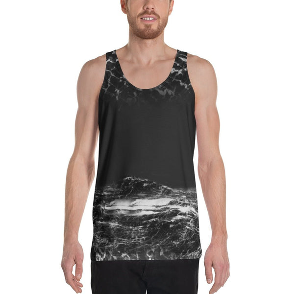 65 MCMLXV Men's Obsidian Planet Printed Tank Top - 65mcmlxv