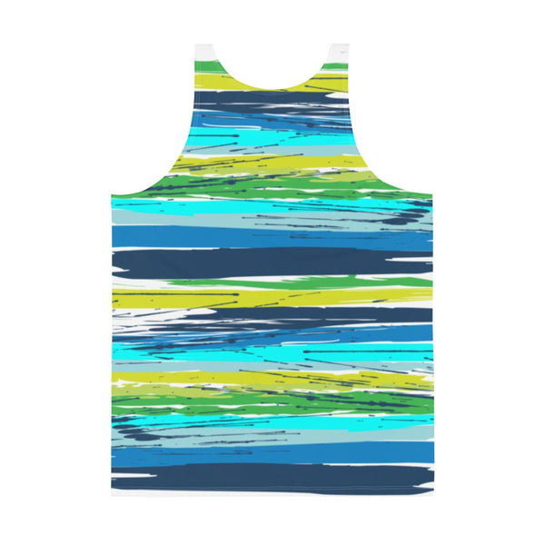 65 MCMLXV Men's Paintbrush Stripe Print Tank Top - 65mcmlxv