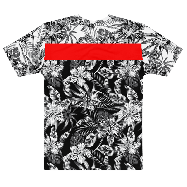 65 MCMLXV Men's Positive/Negative Tropical Floral Print T-Shirt - 65mcmlxv